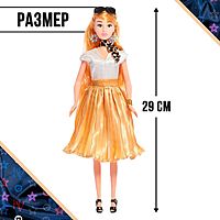 Кукла-модель шарнирная «Высокая мода», золотой стиль