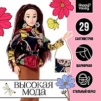 Кукла-модель шарнирная «Высокая мода», цветочный стиль
