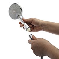 Душевая лейка 3 режима со шлангом, стойкой, держателем, крепеж в комплекте.