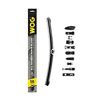 Щетка стеклоочистителя WOG 16"/400 мм, бескаркасная, 10 переходников