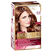 Краска для волос L'Oreal Excellence, 6.32, золотистый темно-русый, 270 мл