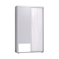 Шкаф-купе Sherlock 303, 1234 × 450 × 2113 мм, зеркало, цвет ясень анкор