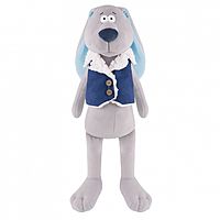 Мягкая игрушка Кролик Михалыч в жилетке 20 см