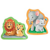Пазл магнитный Зоопарк