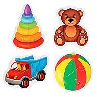 Пазл мягкий Игрушки ET02-006