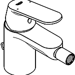 Смеситель для биде GROHE Eurosmart Cosmopolitan 32839000