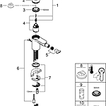 Смеситель для биде GROHE Eurosmart Cosmopolitan 32839000