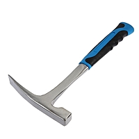 Молоток каменщика ТУНДРА, цельнокованный, 2К рукоятка, 600 г