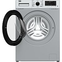 Стиральная машина Beko WSPE 6H616S, класс А, 1200 об/мин, 6.5 кг, серо/черная