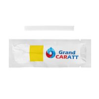 Ароматизатор в дефлектор Grand Caratt, металл, 8 см, лимон, красный, в коробке