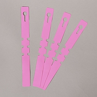 Бирки садовая для маркировки, 21 х 2 см, набор 20 шт., пластик, ,розовые, Greengo