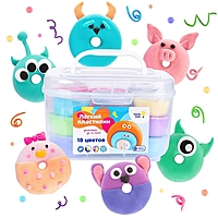 Набор для детской лепки "Лёгкий пластилин" 18 цветов TA1724