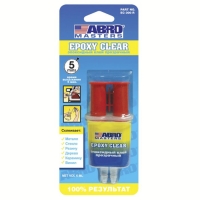 Клей ABRO эпоксидный прозрачный в шприце