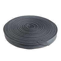 Стропа ременная 30 мм, для окантовки eva ковриков, катушка 50 м, тёмно-серая