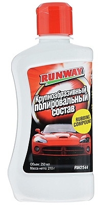 Полироль кузова Runway крупноабразивный 250 мл RW2544