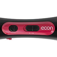 Фен-щётка econ ECO-BH02B, 1000 Вт, 2 режима, чёрно-розовая