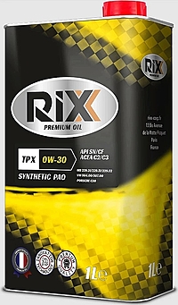 Масло моторное RIXX TP X 0W-30 1 л синт.