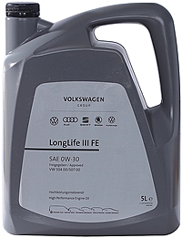 Масло моторное VAG Longlife III FE 0W-30 5 л синт.