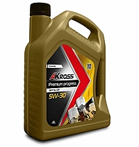 Масло моторное AKross Premium Progress 5W-30 4 л синт.