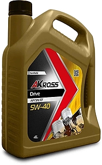 Масло моторное AKross Drive 5W-40 4 л синт.
