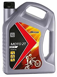 Масло моторное AKross Moto 2T 4 л п/синт.