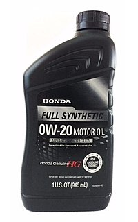 Масло моторное Honda Full Synthetic 0W-20 SN 0,946 л синт.