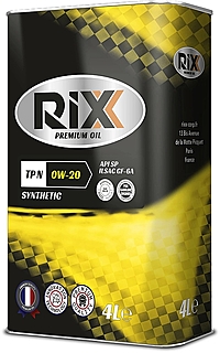Масло моторное RIXX TP N 0W-20 4 л синт.