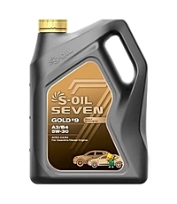 Масло моторное S-Oil Seven Gold #9 A3/B4 5W-30 5 л синт.