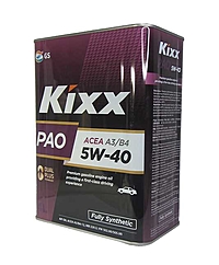 Масло моторное Kixx PAO A3/B4 5W-40 4 л синт.