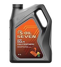 Масло трансмиссионное S-Oil Seven ATF Multi 4 л синт.