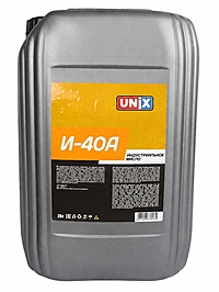 Масло веретенное Unix И-40А 20 л мин.