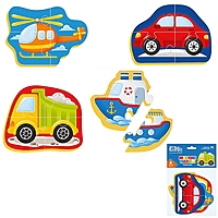 Пазл мягкий Транспорт 14 элементов ET02-001