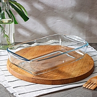 Форма прямоугольная для запекания из жаропрочного стекла, 2,7 л, 33,6×19×7 cм