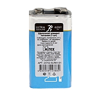 Батарейка алкалиновая Mirex, 6LR61-1S, 9В, крона, спайка, 1 шт.