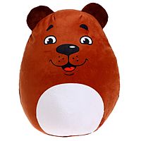 Мягкая игрушка-подушка Медведь 30 см