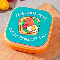 Ланч-бокс «Разбудите меня», 14.5 х 6 см