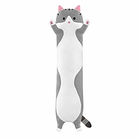 Мягкая игрушка «Кот Батон», цвет серый, 50 см