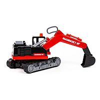 Игрушка Гусеничный экскаватор MAMMOET Монолит в сеточке
