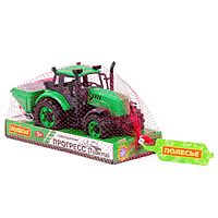 Трактор «Прогресс» сельскохозяйственный, инерционный, цвет зелёный
