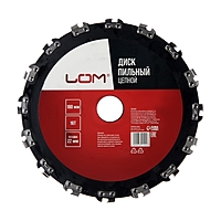 Диск пильный цепной для УШМ ЛОМ, 16Т, 180 х 22 мм