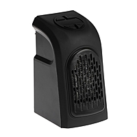 Портативный обогреватель LuazON LTO-02, 400Вт, 23 м², 2 режима, чёрный, от сети