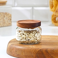 Банка для сыпучих продуктов Magistro Village, 260 мл, 9×7 см