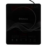 Плитка индукционная SA-7156, 2000 Вт, 1 конфорка, таймер, чёрная