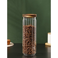 Банка для сыпучих продуктов "Дафна" 1,3л,  9х26 см