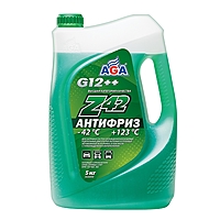 Антифриз AGA Z42 G12++ 5 кг зеленый