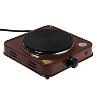 Плитка электрическая "Матрёна" МА-061, 1000 Вт, 1 конфорка, коричневая