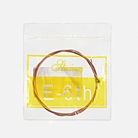 Струна для акустической гитары Music Life, №6, толщина 052, сталь