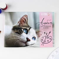 Альбом для рисования на скрепке, 40 листов "Котёнок"