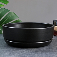 Горшок бонсайница "Огма" черная, 3 л