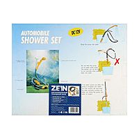 Автомобильный походный душ ZEIN: лейка, шланг, шнур для машины, помпа, крючок, держатель